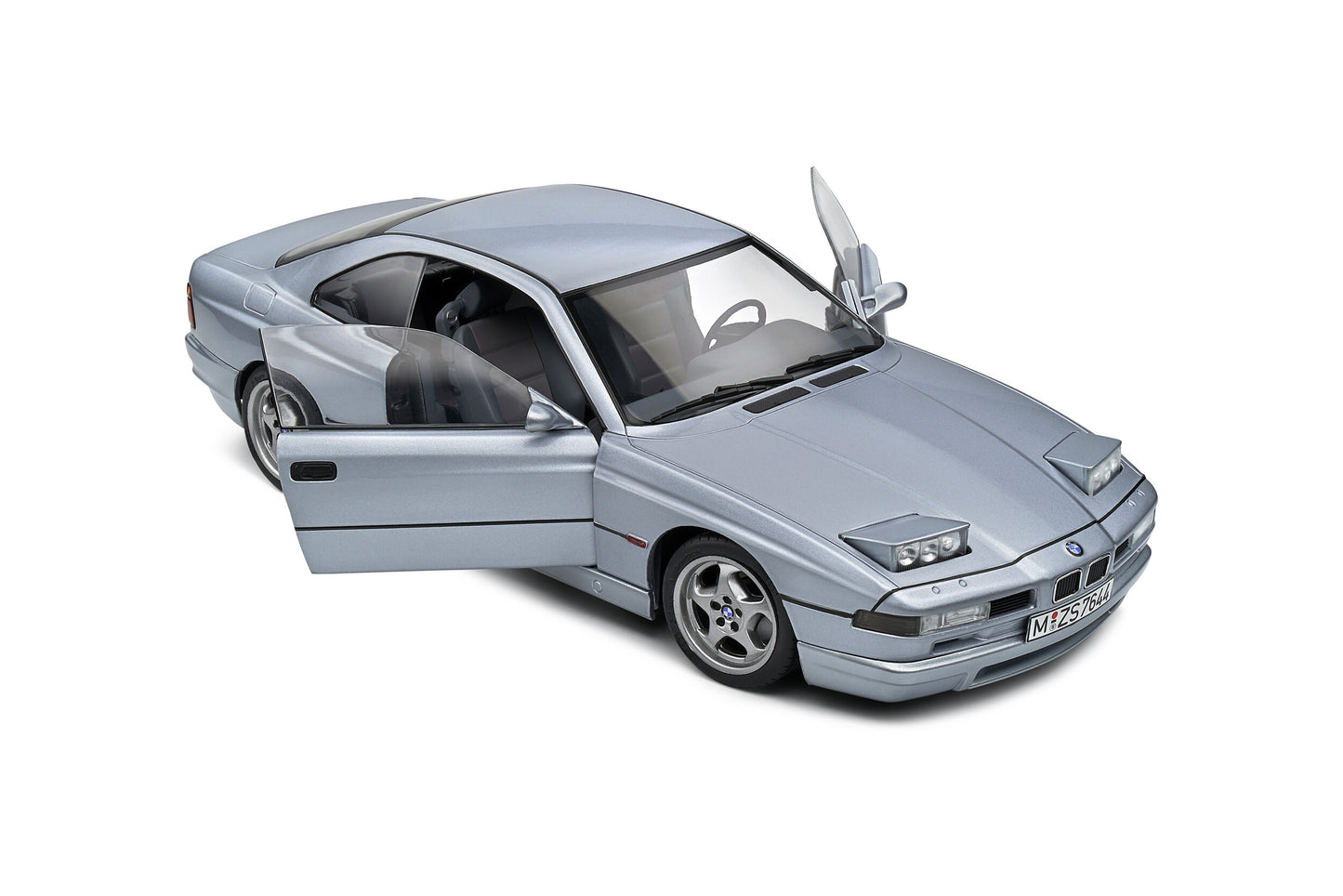 BMW 850 CSI E31 Silver Grey Met 1992 Solido 1:18 Nuovo 1/18
