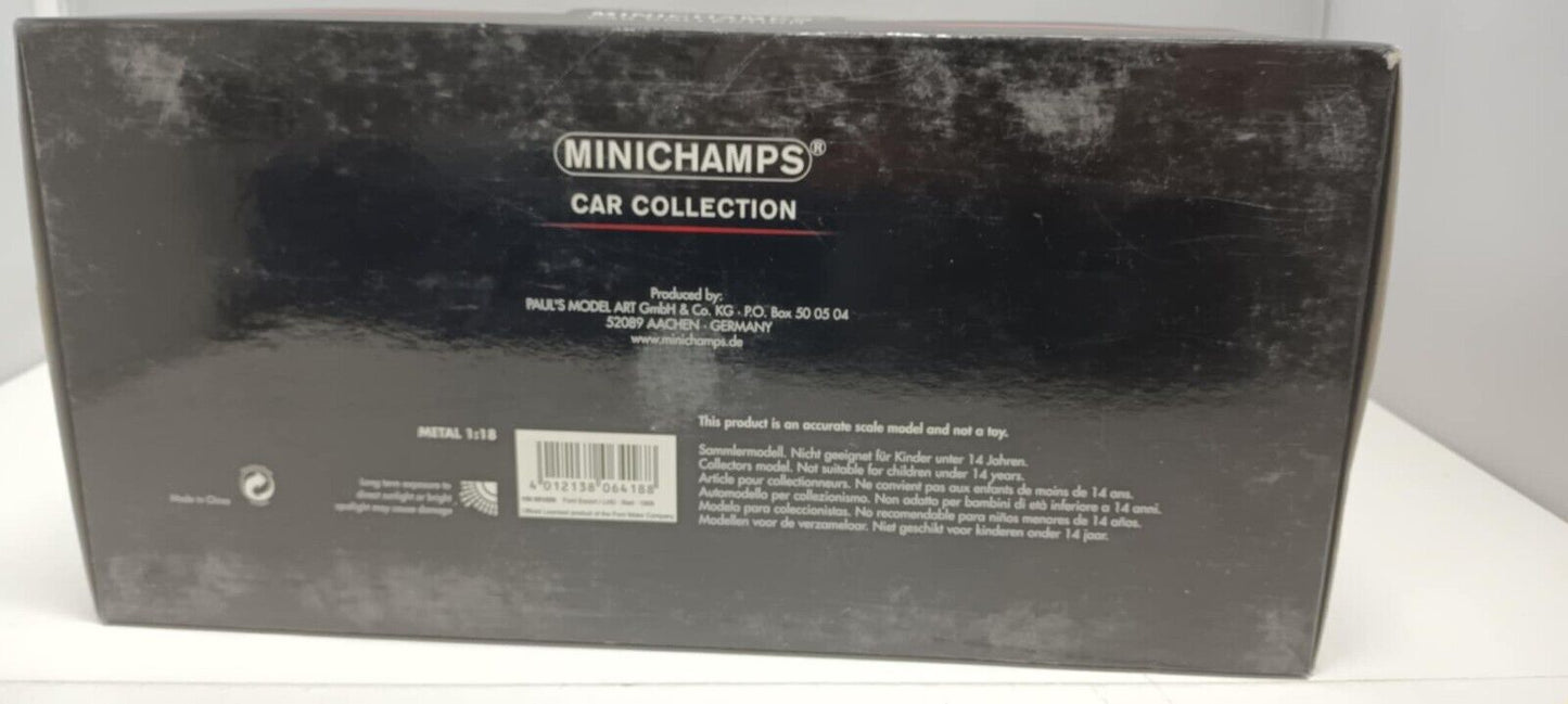 Ford Escort I 1 LHD 1968 Red Rosso Minichamps 1:18 Usato + Box 1/18