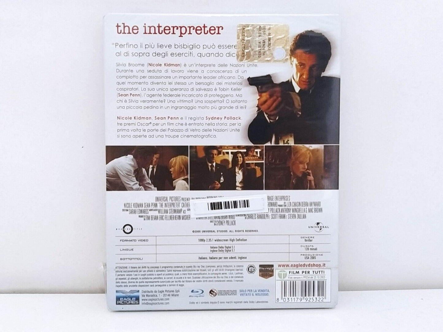 The Interpreter - Blu Ray Steelbook GM Shop