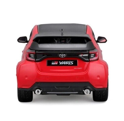 Toyota GR Yaris 2021 Rosso Red Maisto 1:24 Nuovo 1/24