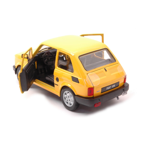 Fiat 126 Yellow Giallo 1972 Welly Nex 1:21 NO 1:24 Nuovo 1/21