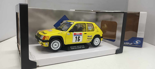 Peugeot 205 Rallye Tour De Corse 1990 #16 Solido 1:18 Usato + Box 1/18