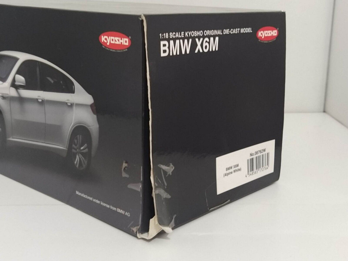 Box BMW X6 White - Kyosho 1:18 (Only Box)