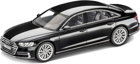 Audi A8 L Mythosschwartz Myth Black Norev 1:18 Audi Collection Usato + Box