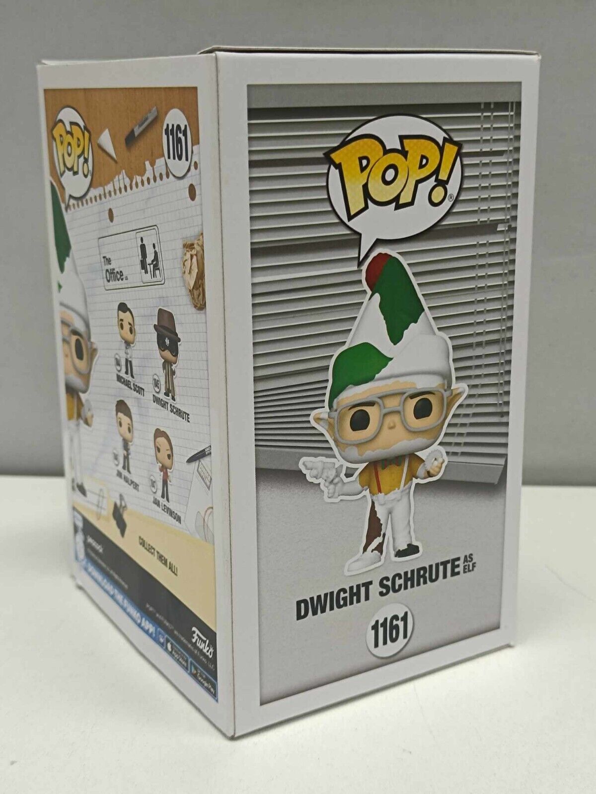 Funko Pop The Office #1161 Dwight Schrute As Elf Elfo Nuovo