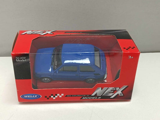 Fiat 126 - 1980 Blu Blue Welly Nex 1:43 Modellino Auto Nuovo