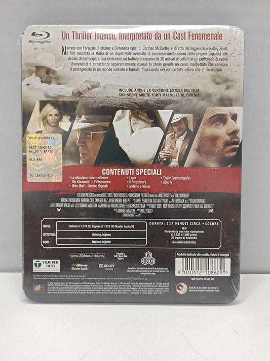 The Counselor Extended Cut Film Bluray Blu-Ray Nuovo Italiano Steelbook