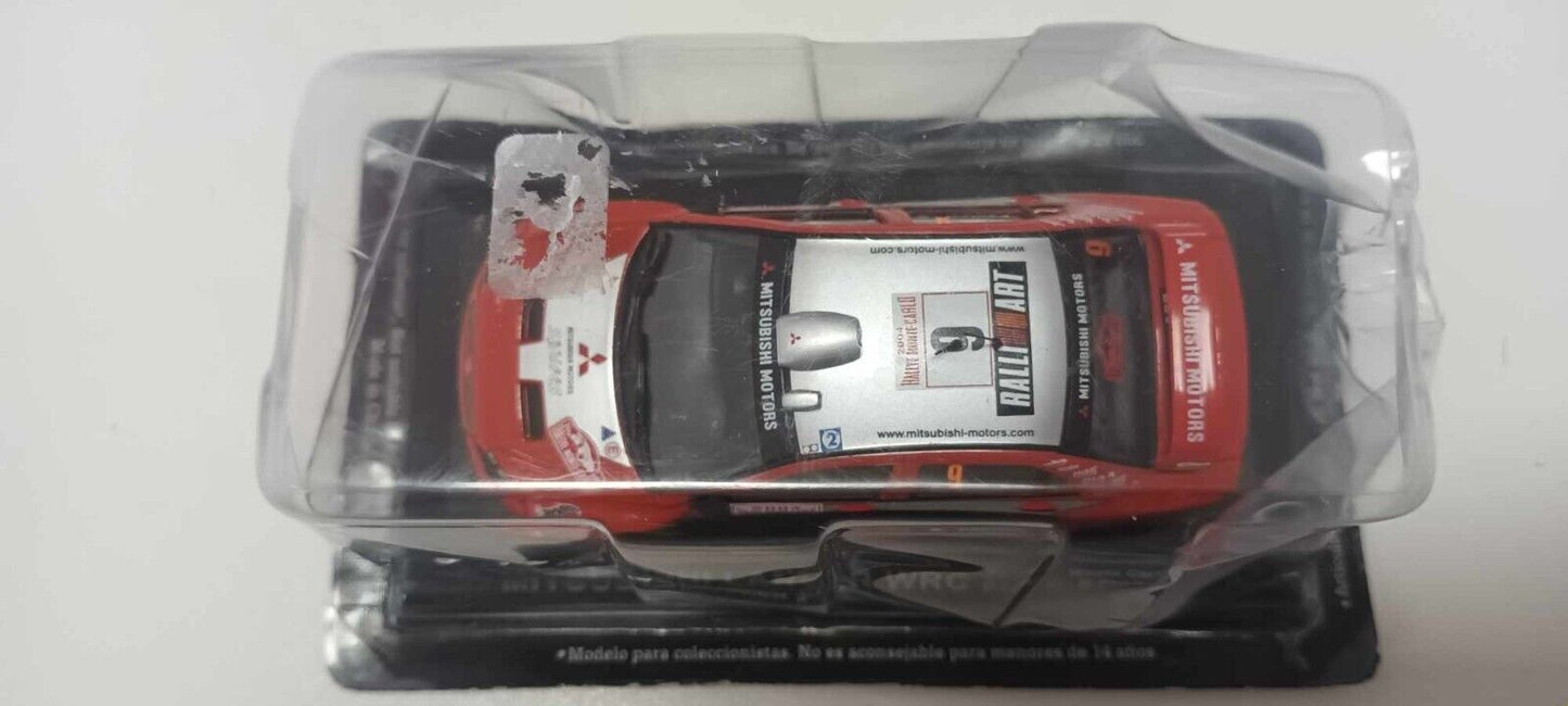 Mitsubishi Lancer WRC Rallye de Montecarlo 2004 Panizzi #9 Edicola 1:43 Usato