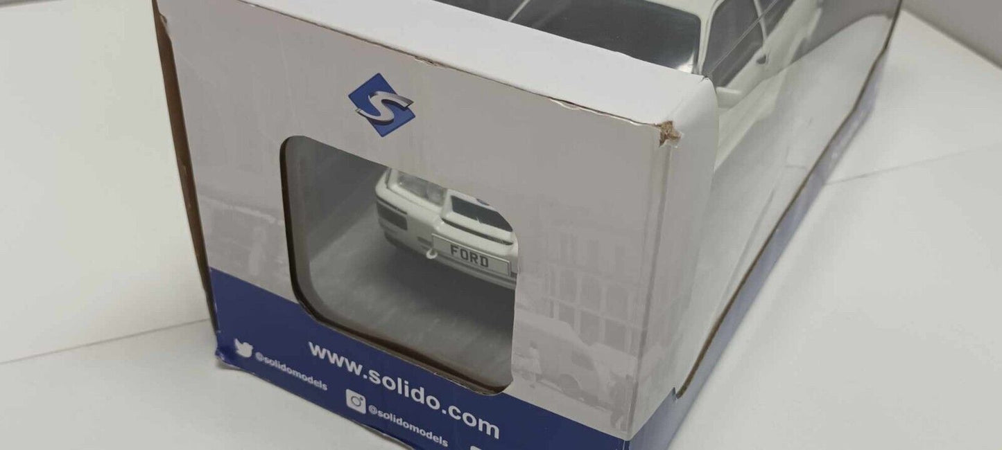 Ford Sierra RS500 1987 Bianco Solido 1:18 S1806104 Usato + Box