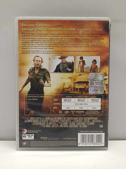 Australia Film DVD Italiano Ita Usato Nicole Kidman Hugh Jackman