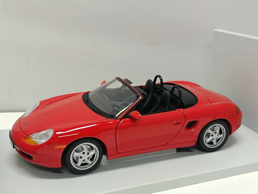 Porsche Boxster Cabriolet 1996 Red Rosso UT Models 1:18 Usato + Box
