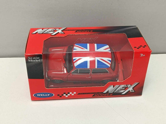 Mini Cooper 1300 Red Rosso - Welly Nex 1:43 Nuovo
