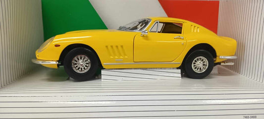 Ferrari 275 GTB 4 1966 ERTL European Classics 1/18 Giallo Yellow Usato + Box