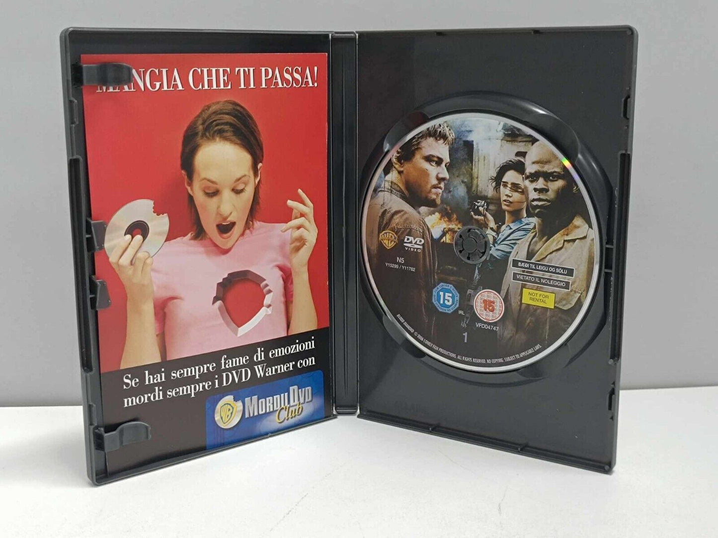 Blood Diamond Diamanti Di Sangue 2006 DVD Italiano Usato Leonardo DiCaprio