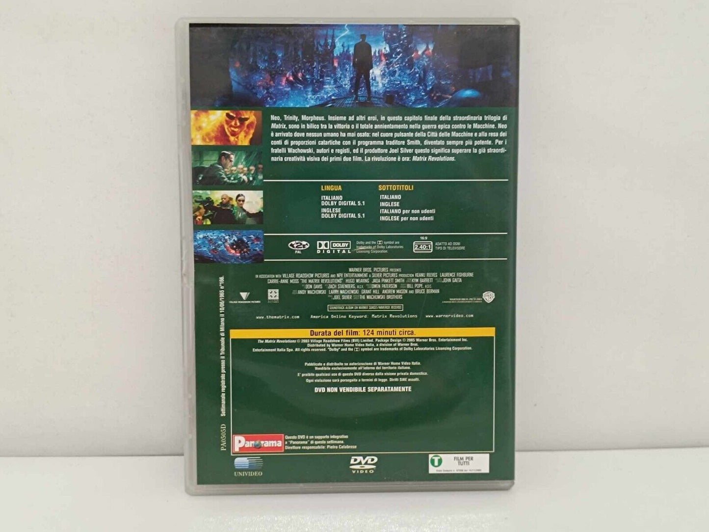Trilogia Matrix Dvd Completa 1999/Reloaded/Revolutions Keanu Reeves