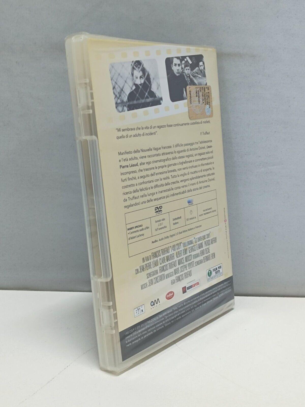 I 400 Colpi Film DVD Italiano Ita Nuovo Francois Truffaut La Cineteca L'Espresso