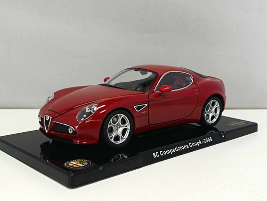 Alfa Romeo 8c Competizione Coupé 2008 Edicola Centenario 1:24 Usato + Teca