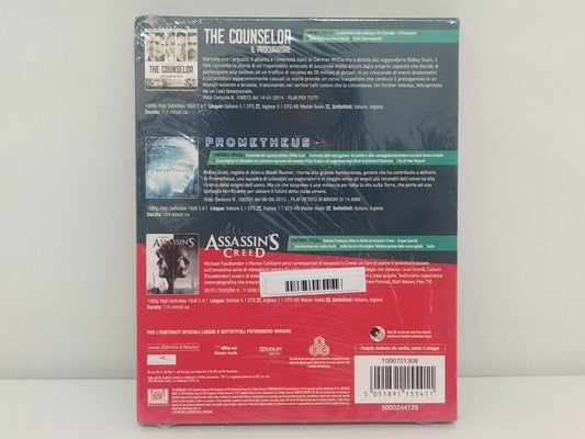 Cofanetto Michael Fassbender 3 Film Collection Blu Ray Sigillato GM Shop