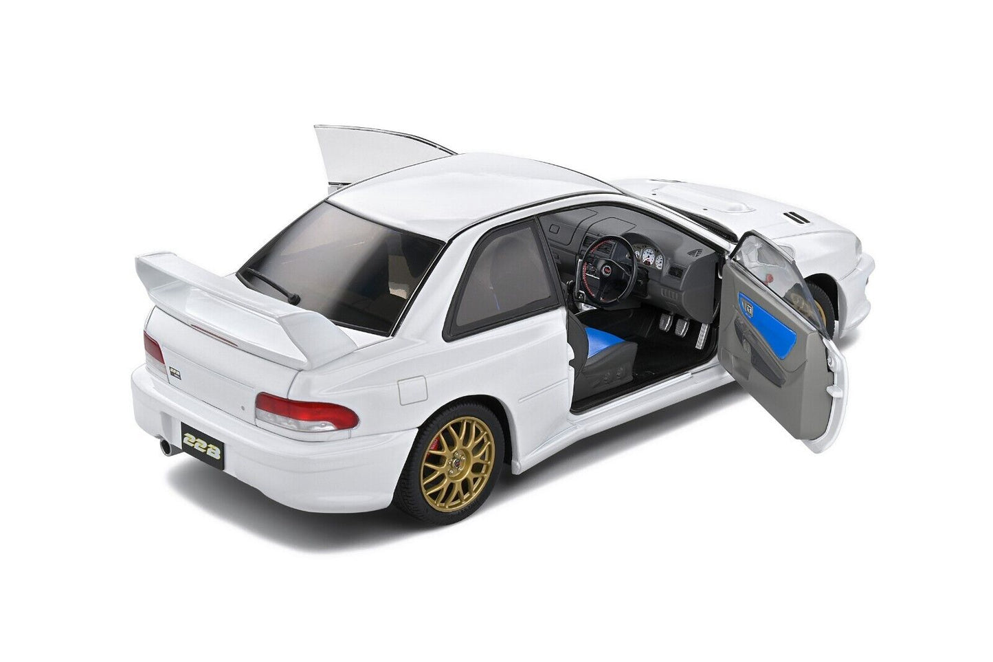 Subaru Impreza 22B 1998 White Bianco Solido 1:18 Nuovo S1807404