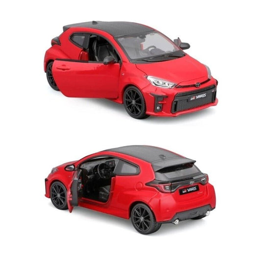 Toyota GR Yaris 2021 Rosso Red Maisto 1:24 Nuovo 1/24