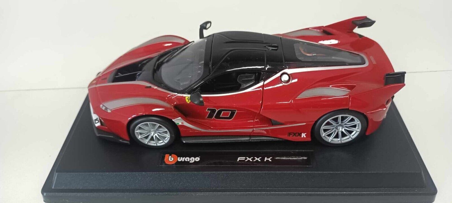 Ferrari FXX-K - FXXK #10 Burago Bburago 1:24 Rosso Usato + Box