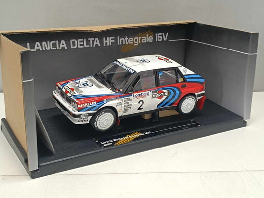 Lancia Delta HF Integrale 16v #2 Winner Lombard Rac Rally 1991 Sun Star 1:18