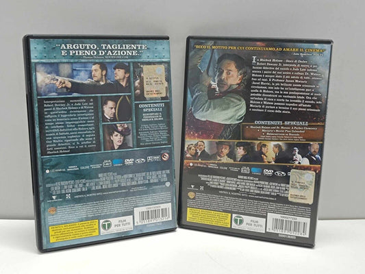 Lotto 2 Film Sherlock Holmes 1 - 2 Gioco Di Ombre Film DVD Italiano Usato Ita