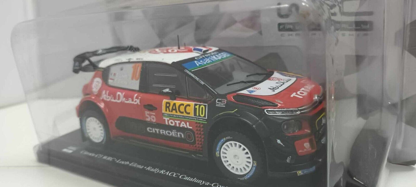 Citroen C3 WRC 2018 Loeb - Elena RallyRACC Catalunya-Costa Daurada Edicola 1:24
