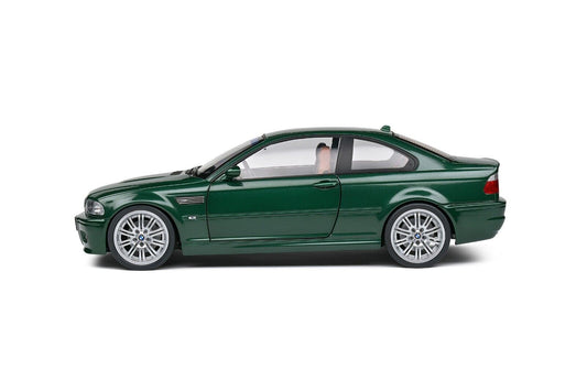 BMW E46 M3 Coupé Verde Oxford Green 2000 Solido 1:18 Nuovo 1/18