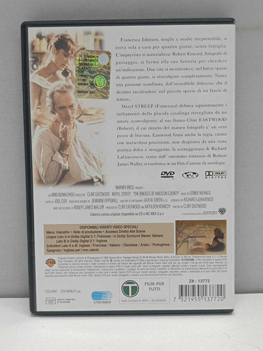 I Ponti di Madison County FIlm DVD Italiano Usato Ita Clint Eastwood