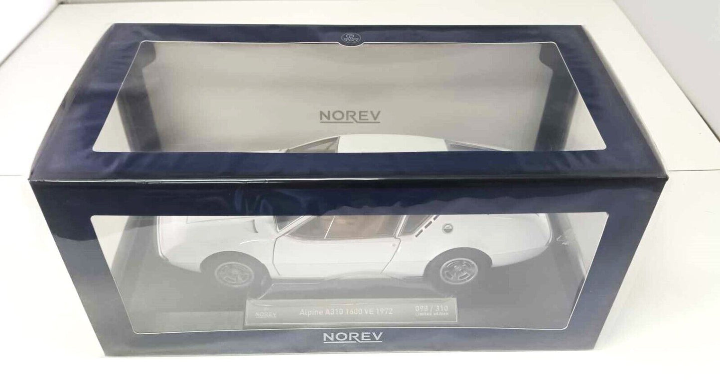 Renault Alpine A310 1600 VE 1972 NOREV 1/18 Bianco White Limited Edition