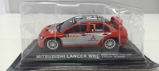 Mitsubishi Lancer WRC Rallye de Montecarlo 2004 Panizzi #9 Edicola 1:43 Usato
