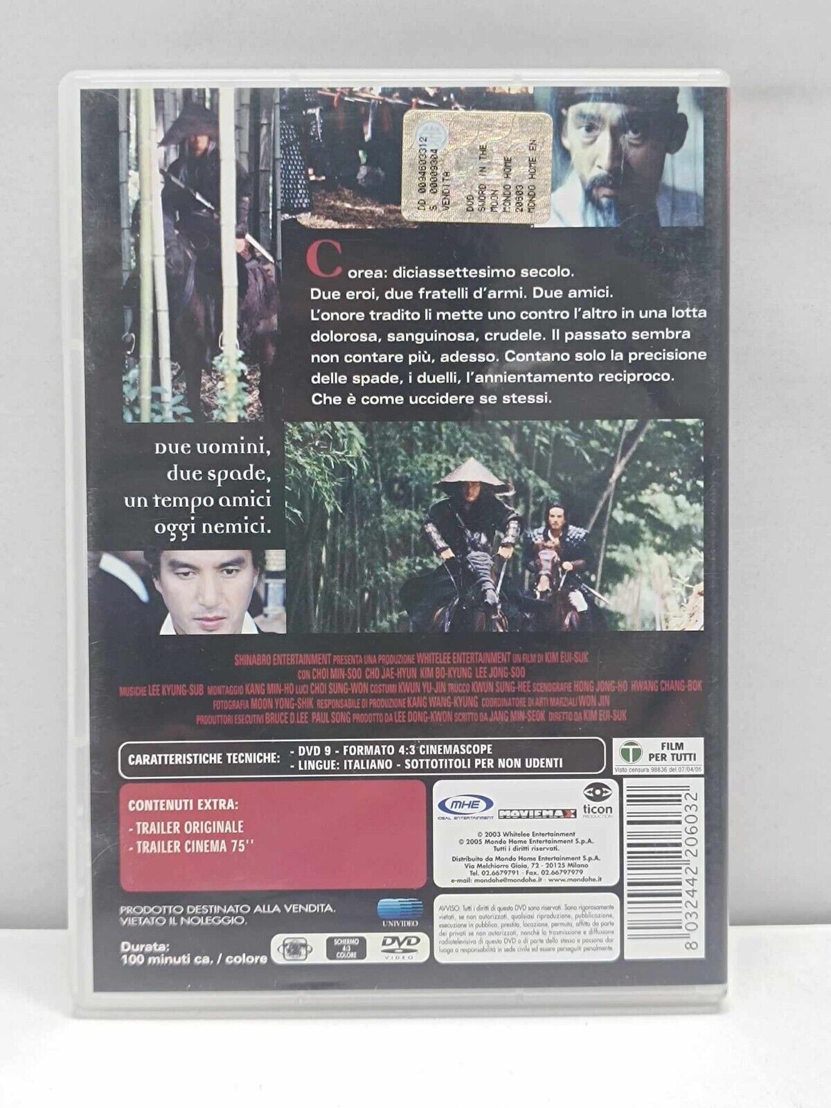 Sword In The Moon Film DVD Italiano Ita Usato