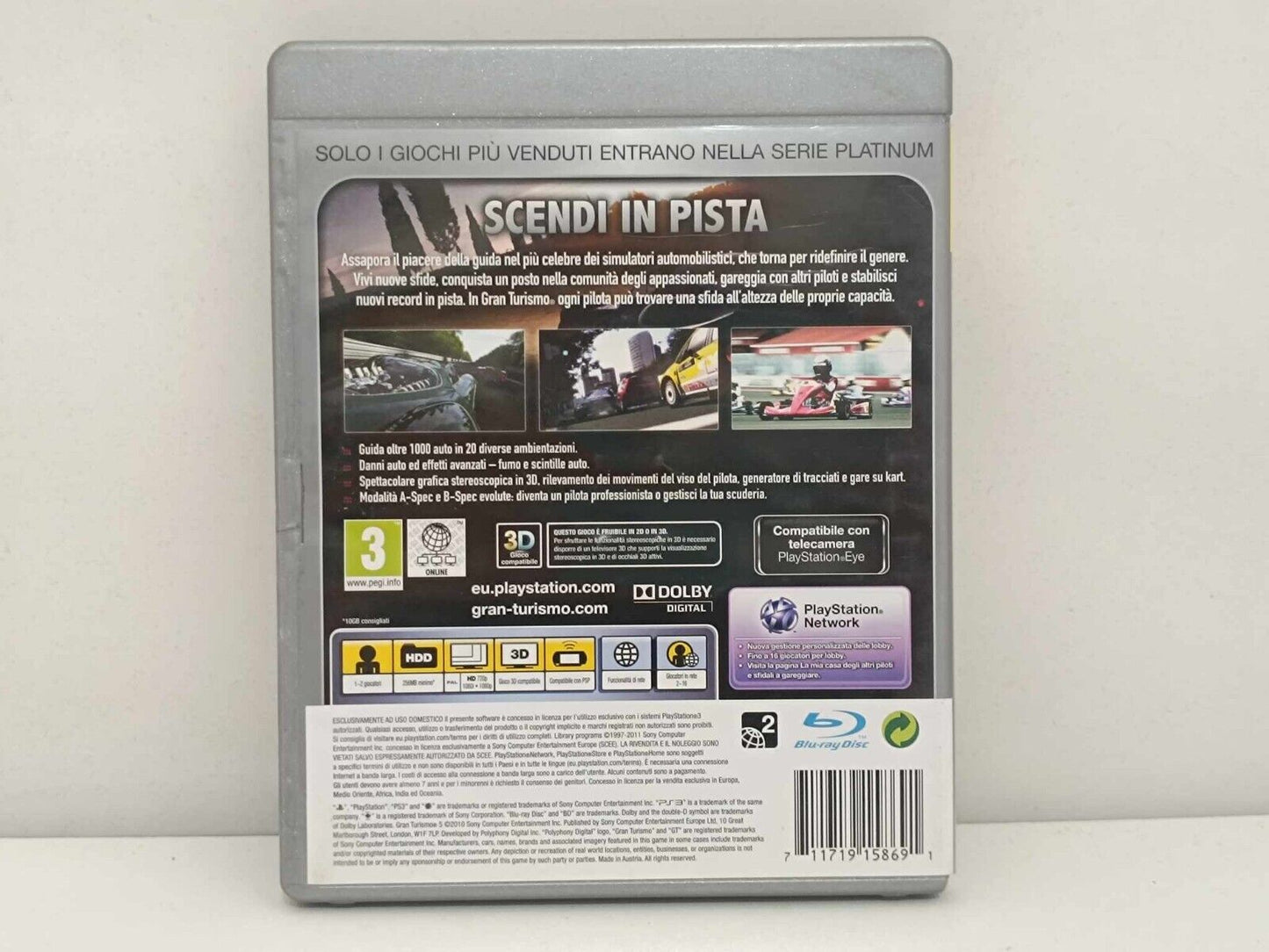 Gran Turismo 5 (Platinum) - Ps3 GM Shop