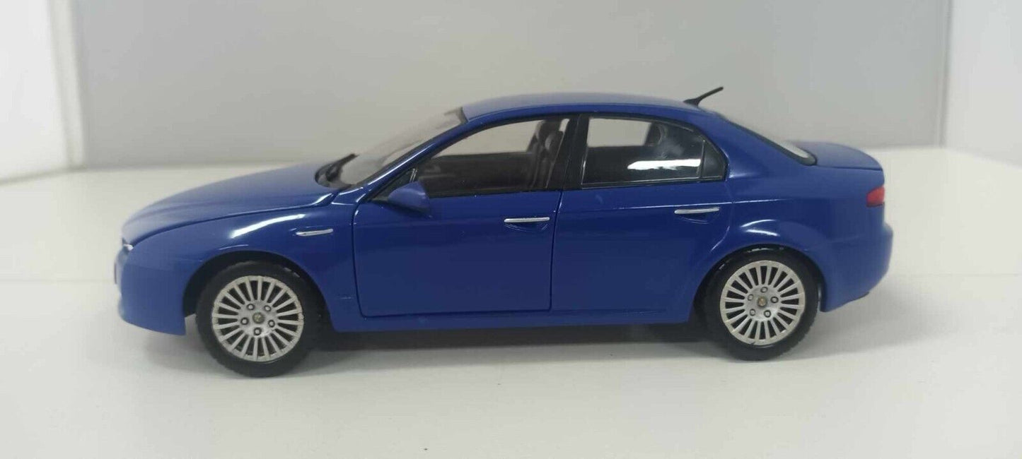 Alfa Romeo 159 Q4 3.2 JTS Motorama 1:24 Blu Usato Rara Very Rare GM Shop