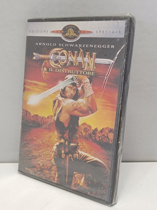 Conan Il Distruttore DVD Italiano Ita Nuovo Schwarzenegger Fuori Catalogo Raro