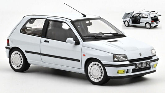 Renault Clio 16S 1991 Glacier White Norev 1:18 Bianco Nuovo 185251 GM Shop