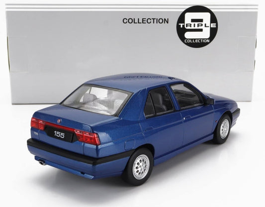 Alfa Romeo 155 Blu Metallizzato Nord Blue Metallic 1996 Triple 9 Nuovo 1:18