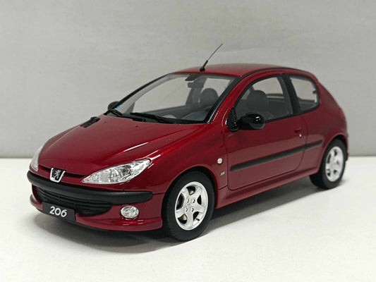 Peugeot 206 S16 Red 2003 - Ottomobile 1:18 Nuovo Limited Edition