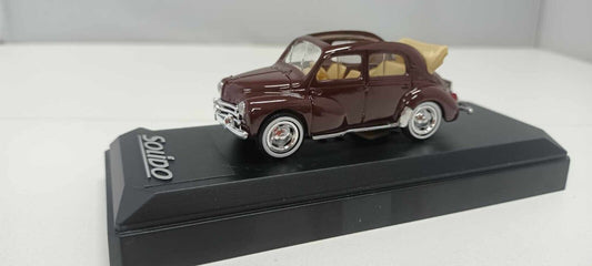 4538 Renault 4CV Decouvrable 4 CV Cabrio Solido 1:43 Miniature Usato + Teca Box