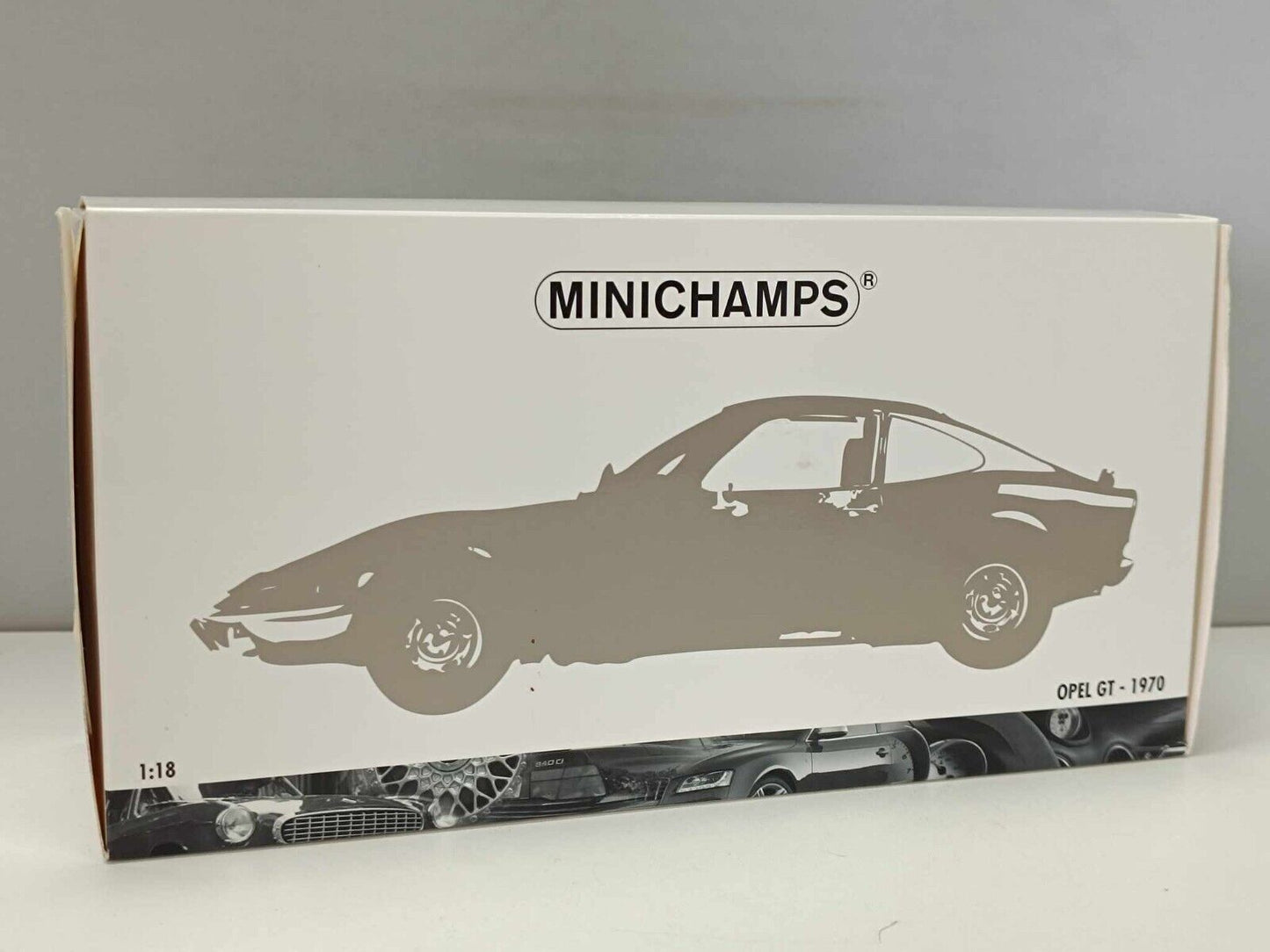 Opel GT 1972 Yellow Giallo - Minichamps 1:18 Usato + Box