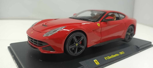 Ferrari F12 Berlinetta 2012 Edicola Burago 1:24 Rosso Red Usato + Teca