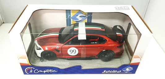 Alfa Romeo Giulia GTA M Tricolore Mugello 1969 Livery 2022 SOLIDO 1/18 Rossa Red