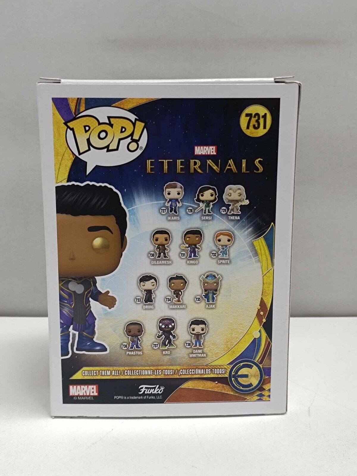 Funko Pop Kingo Sunen Marvel Eternals #731 Nuovo