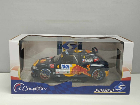 Peugeot 306 Maxi Rally Du Mont Blanc 2021 Loeb / Elena #4 Solido 1:18 Nuovo 1/18