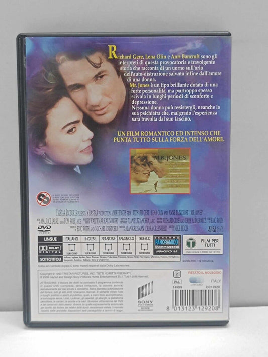 Mr. Jones Mister Jones Film DVD Italiano Ita Usato Richard Gere
