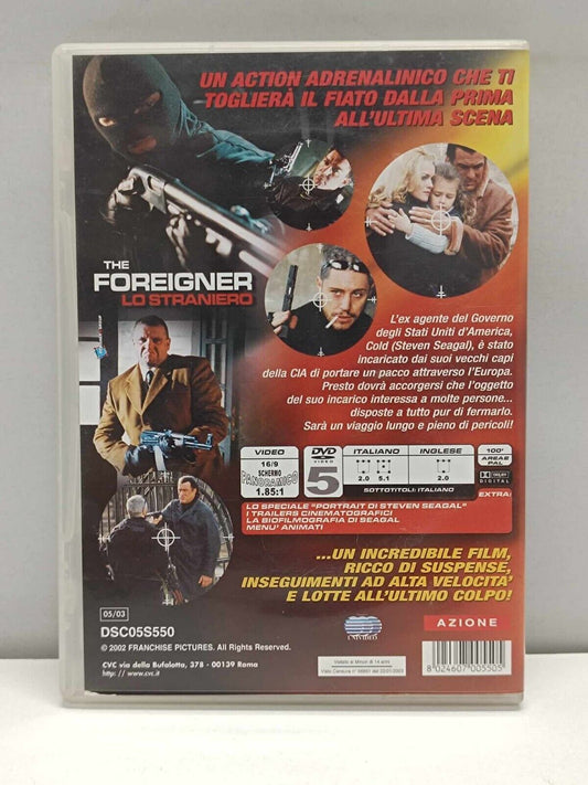 The Foreigner Lo Straniero Film DVD Ita Italiano Steven Seagal Usato