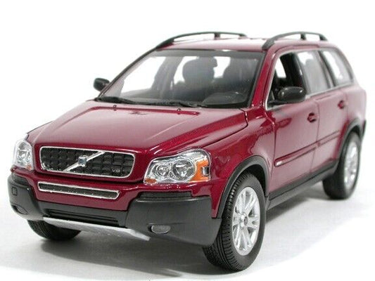 Volvo XC90 V8 - 4x4 - 2004 Welly 1:18 Bordeaux Metallizzato Nuovo