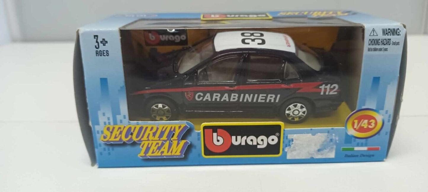 Fiat Marea Carabinieri Burago Security Team 1:43 Usato + Box GM Shop