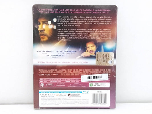 Tom Hardy LOCKE Film Blu Ray Ita Steelbook Nuovo GM Shop
